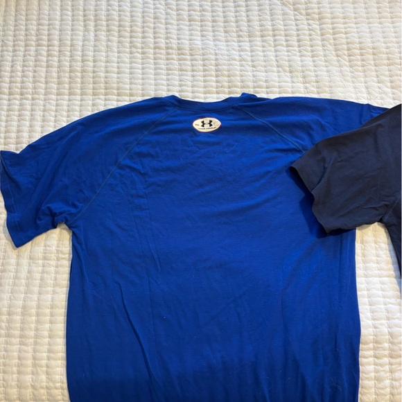 Under Armour shirts. Two shirts.
Navy and Blue.
Size small - Picture 5 of 7